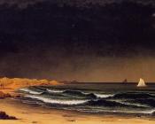 Approaching Storm, Beach near Newport - 马丁·约翰逊·赫德